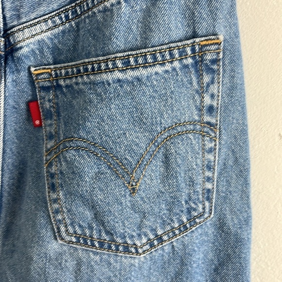 Levis Ribcage Button-Fly Denim Skirt - Picture 7 of 9